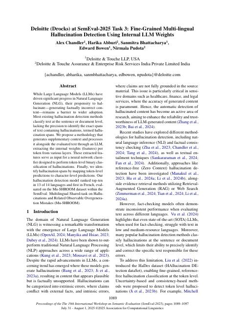 First page of Finding hallucinations across languages