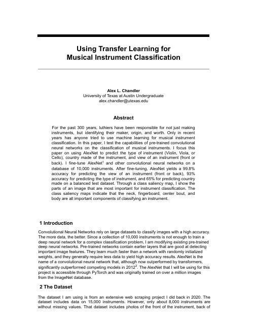 First page of Learning the musical-instrument market